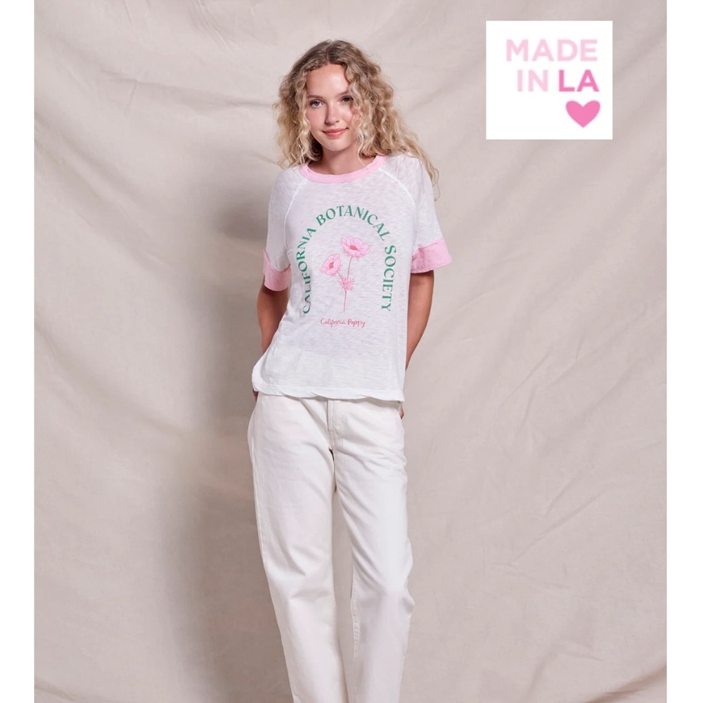 Sundry California Graphic Boyfriend T-Shirt size M medium